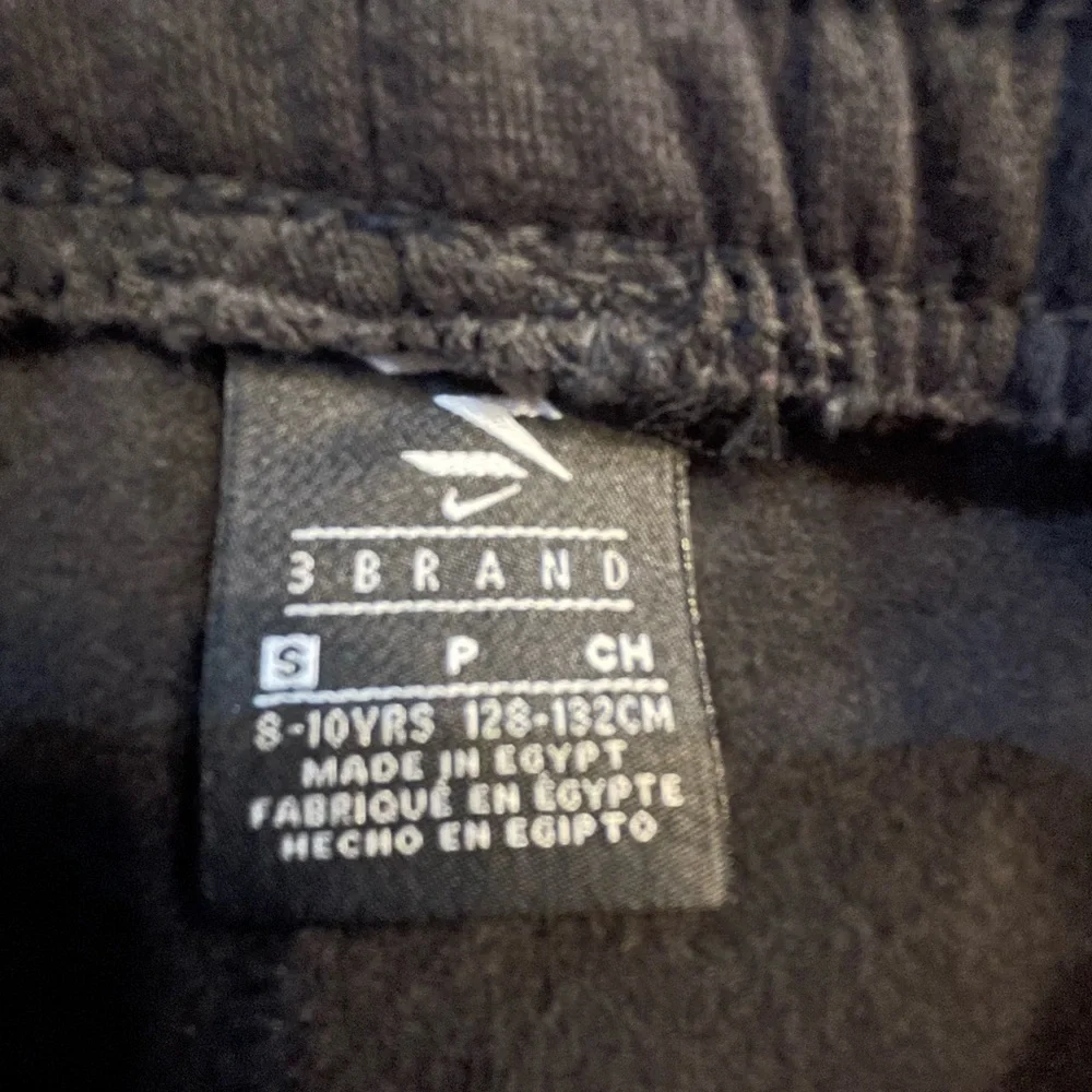 Nike 3Brand Black Jogger Sweatpants with Tapered Fit